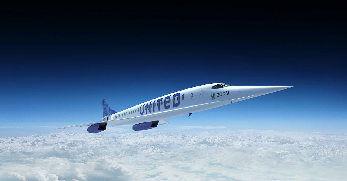 ユナイテッドは、新しい超音速ジェットで飛行時間を半分に削減したい