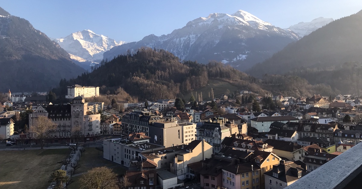 Get A View of the Swiss Alps From Interlaken - Retired And Travelling
