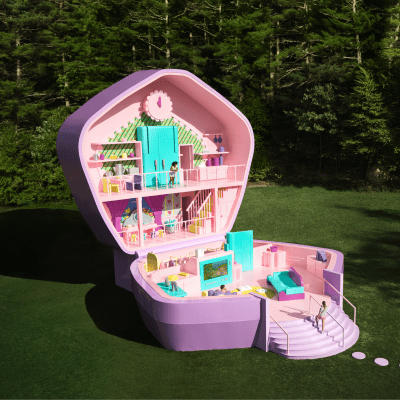 Airbnb's Polly Pocket Compact in Littleton, Massachusetts